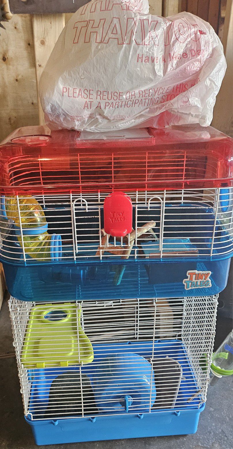 Two Hamster Cages And More