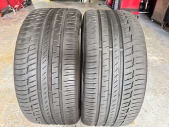 Two Tires 275/35/22 Continental Premium Contact 6 with 80% Left Amazing deal BMW X5 X6