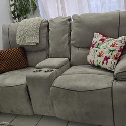 Sofa and loveseat