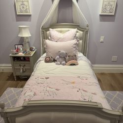 RH Twin Girl’s Bed With trundle