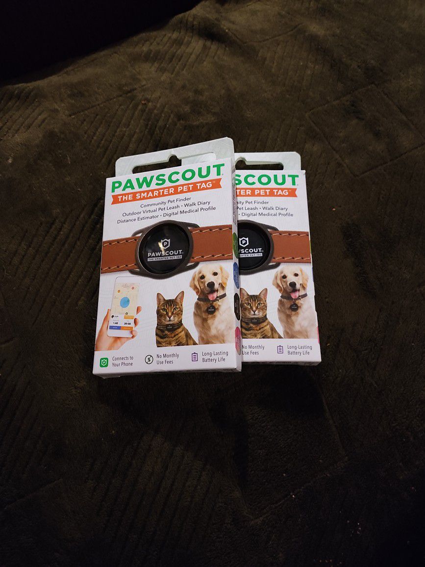 (2) PawScout Pet Tags 
