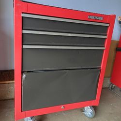 Craftsman Tool Box on Wheels 26.5" x 18" x 35" tall
