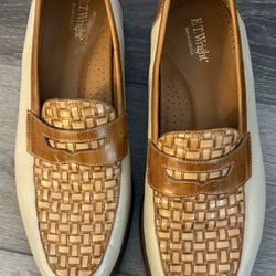 E.T. Wright Masters Collection Woven Leather Loafers