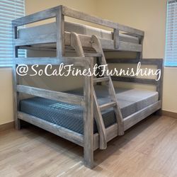 Twin Full Bunk Bed And Mattress 