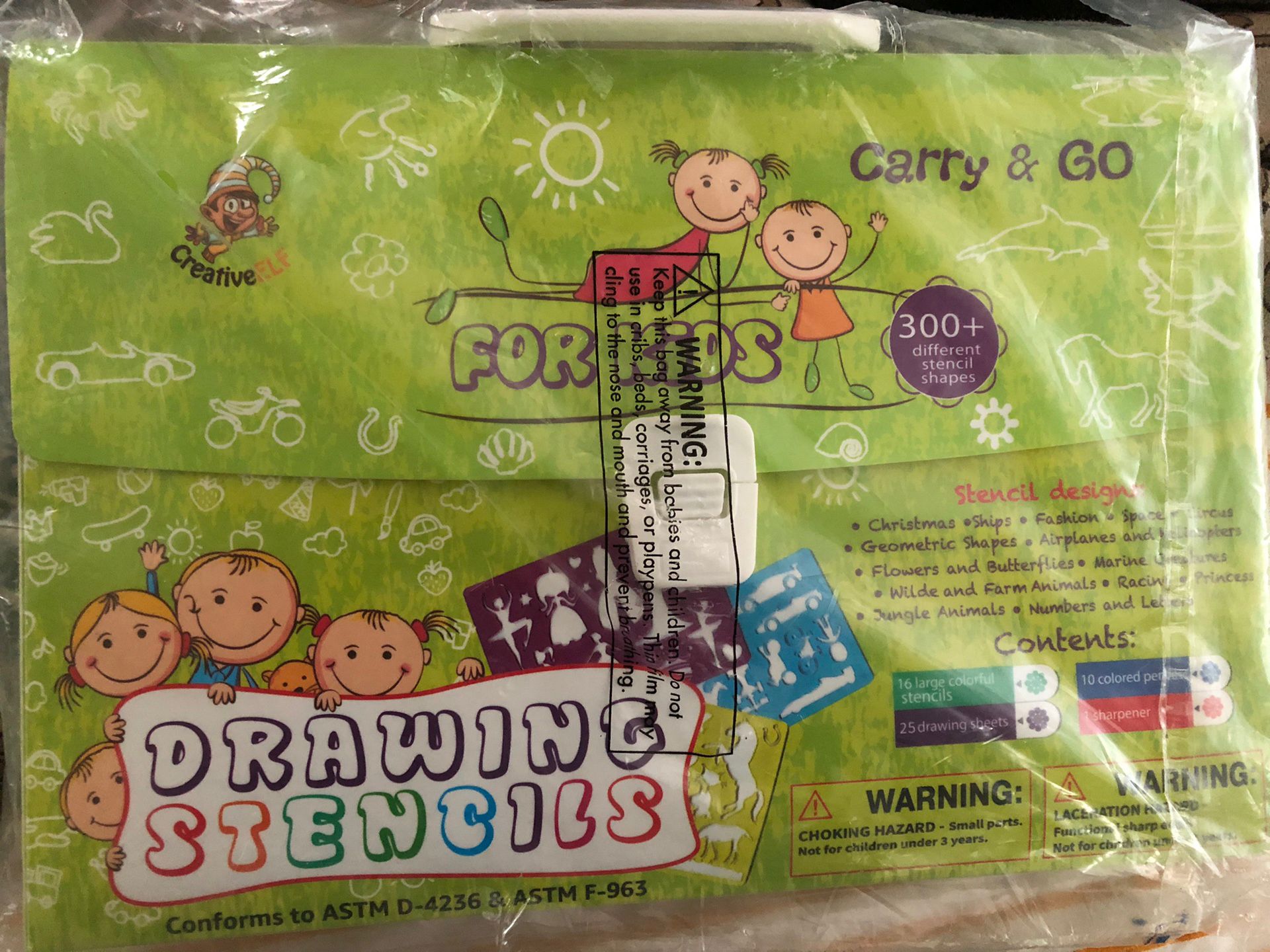 Carry & Go Drawing Stencils- New