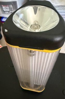Emergency Flash Light with alarms Red Light