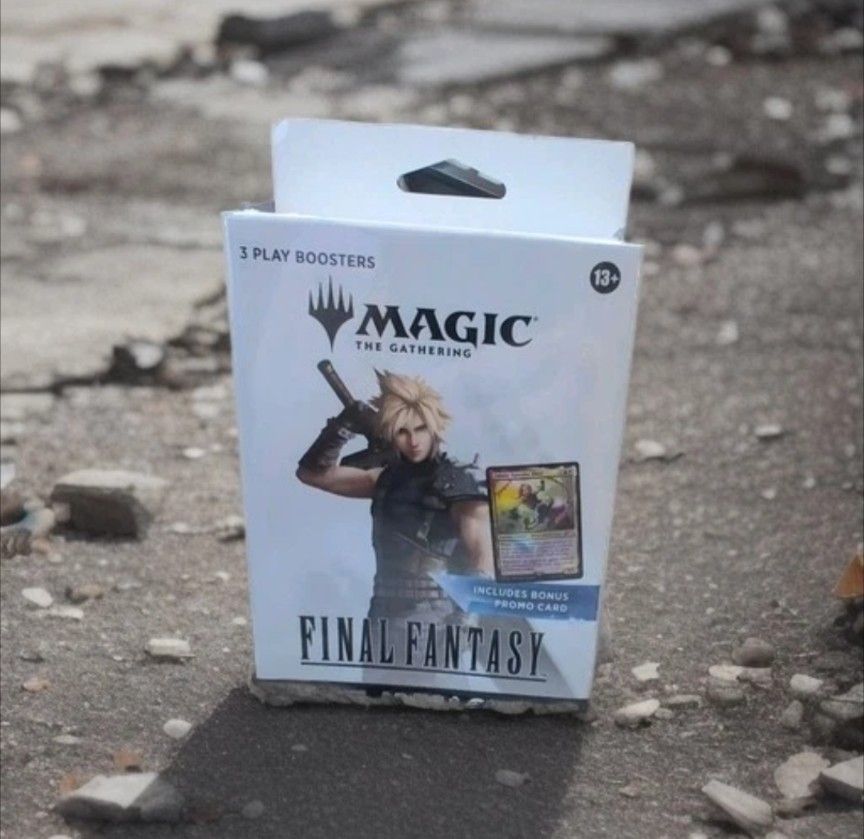 Magic The Gathering Final Fantasy Play Pack w/ 3 Packs & Promo SEALED NEW