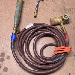 Acetylene Hose, Regulator And #5 Tip
