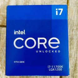 Intel  i7 11th Gen i7 - 11700k