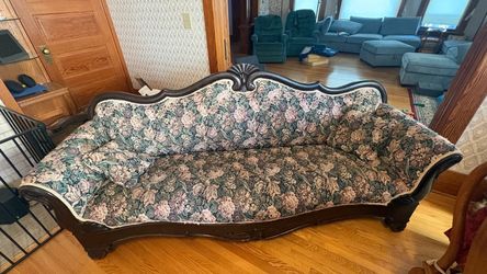 Antique solid wood couch / sofa