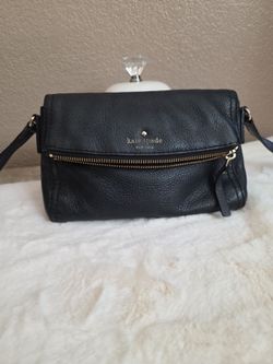 Kate Spade New York Black Leather Crossbody Bag