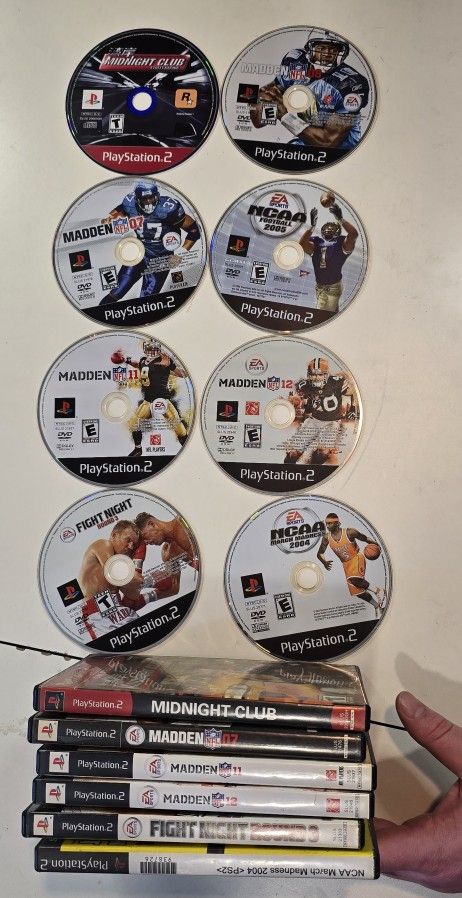 8 PS2 GAMES