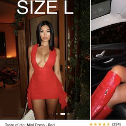 Mini Red Dress