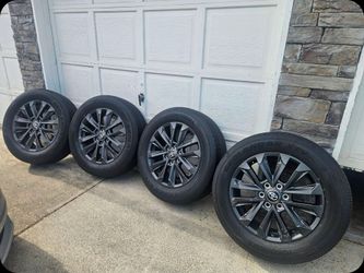 2026 Toyota Tundra OEM Black Alloy Wheels with Yokohama Tires – Set of 4