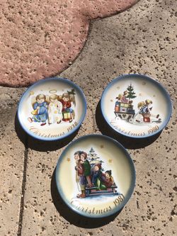Sister Berta Hummel Christmas Collectors Plates