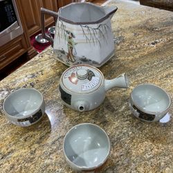 Tea Set With Pitcher