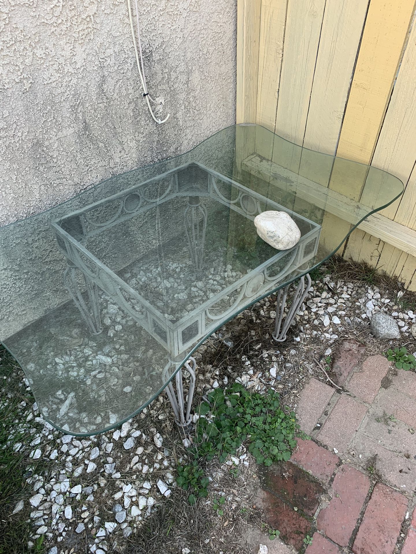 Glass Table With Base