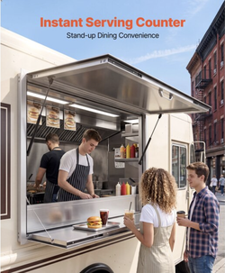 Concession Window w/ Serving Counter - New