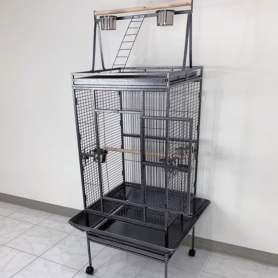 $155 (Brand New) Large 68” parrot bird cage for parakeets cockatiel chinchilla conure cockatoo lovebird parakeet