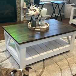 Coffee Table And 2 End Tables 