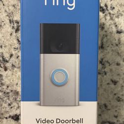 Ring Video Doorbell 1080p WiFi Satin Nickel | Brand New