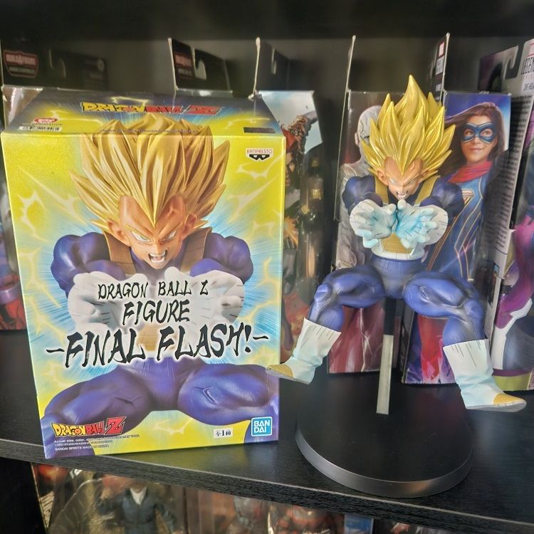 Banpresto Figura de Accion Dragon Ball Z - Final Flash! – Super Saiyan Vegeta Multicolor BP17246