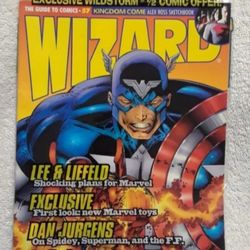 Vintage Wizard magazine the guide to comic #57