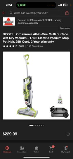 Bissel Vaccum Mop