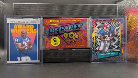 Thurman Thomas Donruss 26 Trading Cards Lot