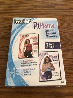 Lisa Hart fit Mama Prenatal and Postnatal Workouts 2 DVD set Brand New