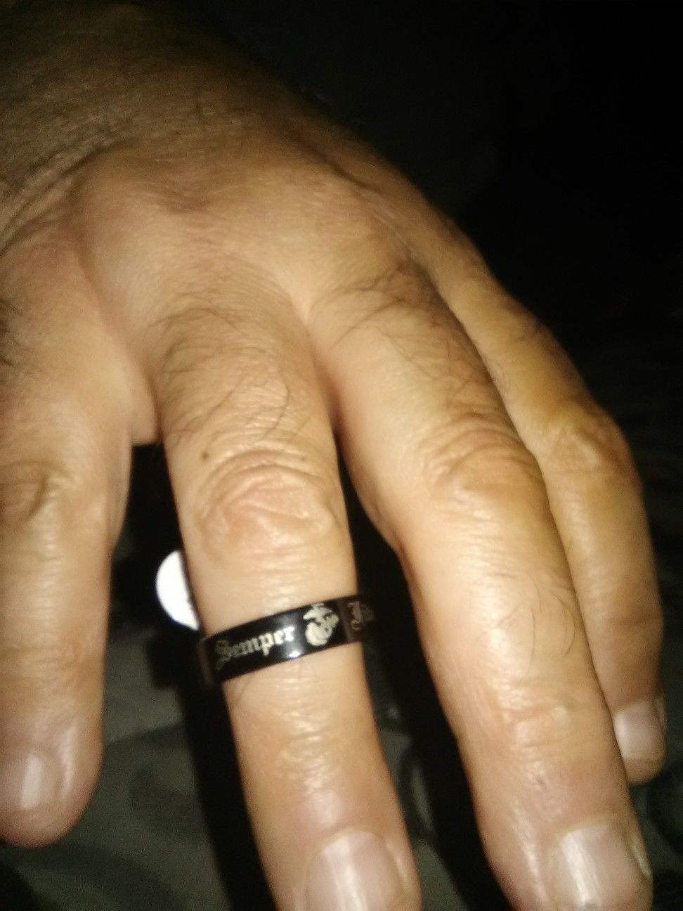 Titanium ring size 11