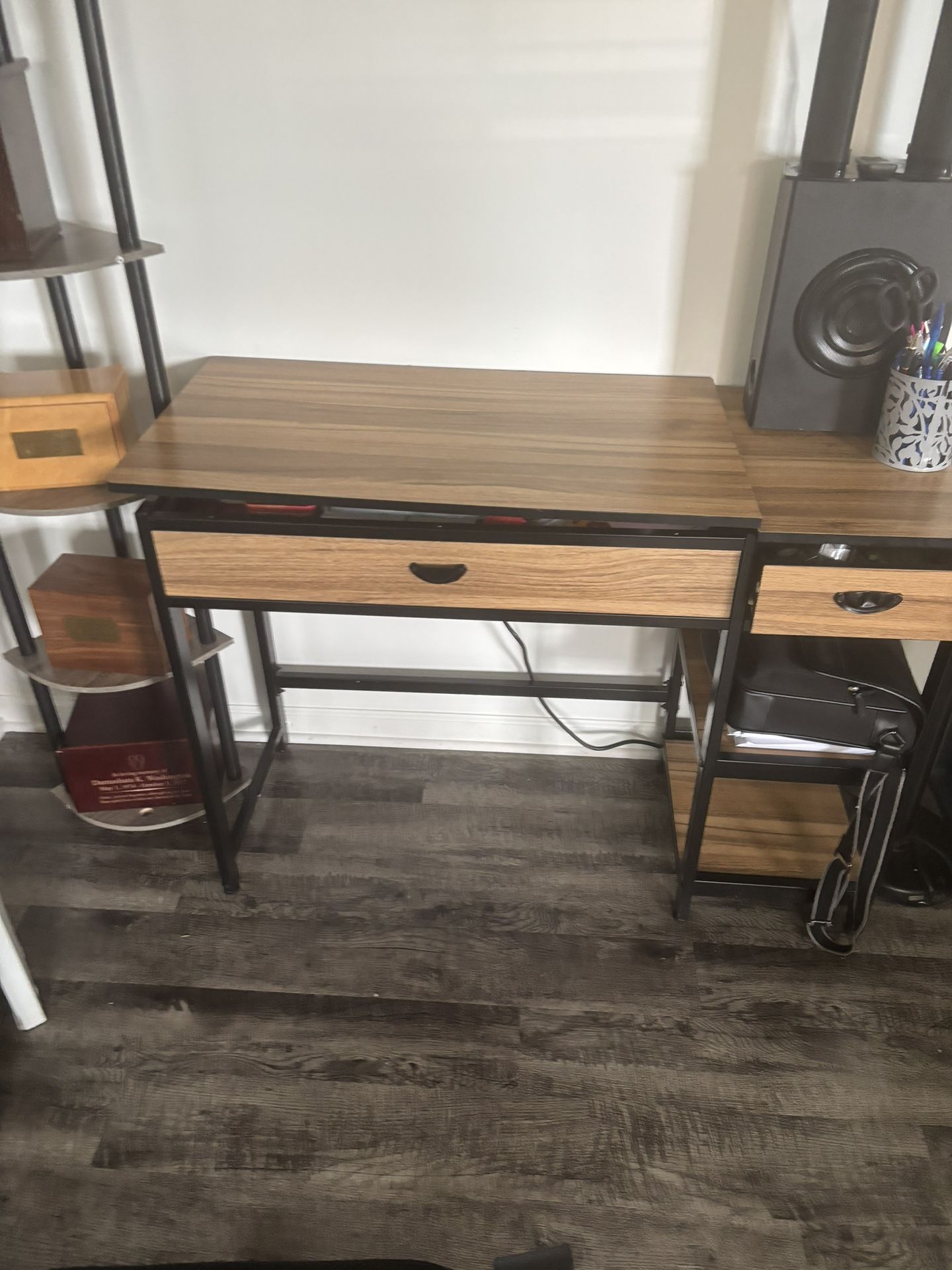 $30 Way Fair Desk With Storage Organically 300 Got A Black On