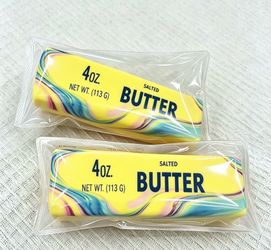 4oz Butter Squishy Toy stress toy 2pcs