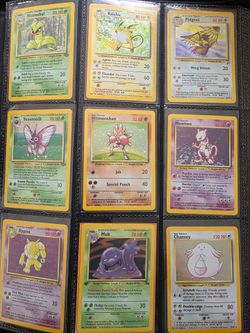 Pokemon Cards Personal Collection Vintage