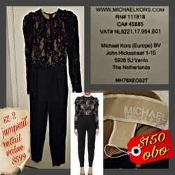 Michael Kors jumpsuit size 2