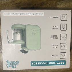 Baby Food Maker, 5 in 1 Baby Food Processor, Smart Control Multifunctional Steamer Grinder with Steam Pot, Auto Cooking & Grinding, Baby Food Warmer M