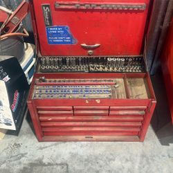 Vintage Snap On Top And Bottom Tool Boxes