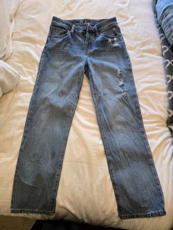 ​Peace Love Eco By Rewash Hybrid Denim Straight Leg Distressed Jeans 24