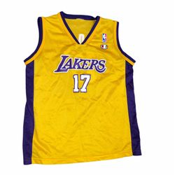 Vintage Champion Rick Fox Laker Jersey 