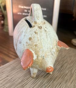 Handmade Ceramic Piggy Bank