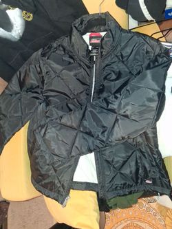 Dickies Black Quilted Zip-Up Jacket