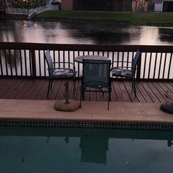 Wood Pool Deck Repair