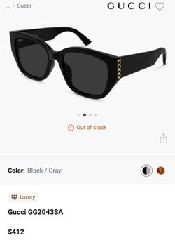 Women’s Gucci sunglasses