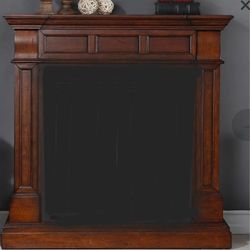 Mantel For Duluth Forge Dual Fuel 400 Series Dual Fuel Ventless Gas Fireplace System 