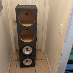 Custom Speaker Box for 4x 12-inch Speakers(as ls) 2 Speakers Included