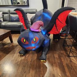 Halloween Flying Black Cat