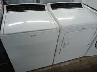 Whirlpool Cabrio top load washer and dryer set - Free delivery