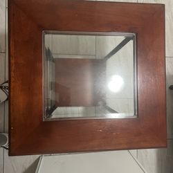 Coffee Table + Side Table Set (Glass Top)