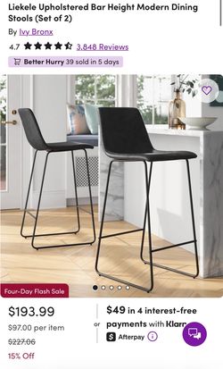 Leather Dining Stools