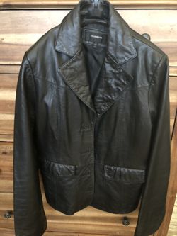 💯 all leather jacket (M)